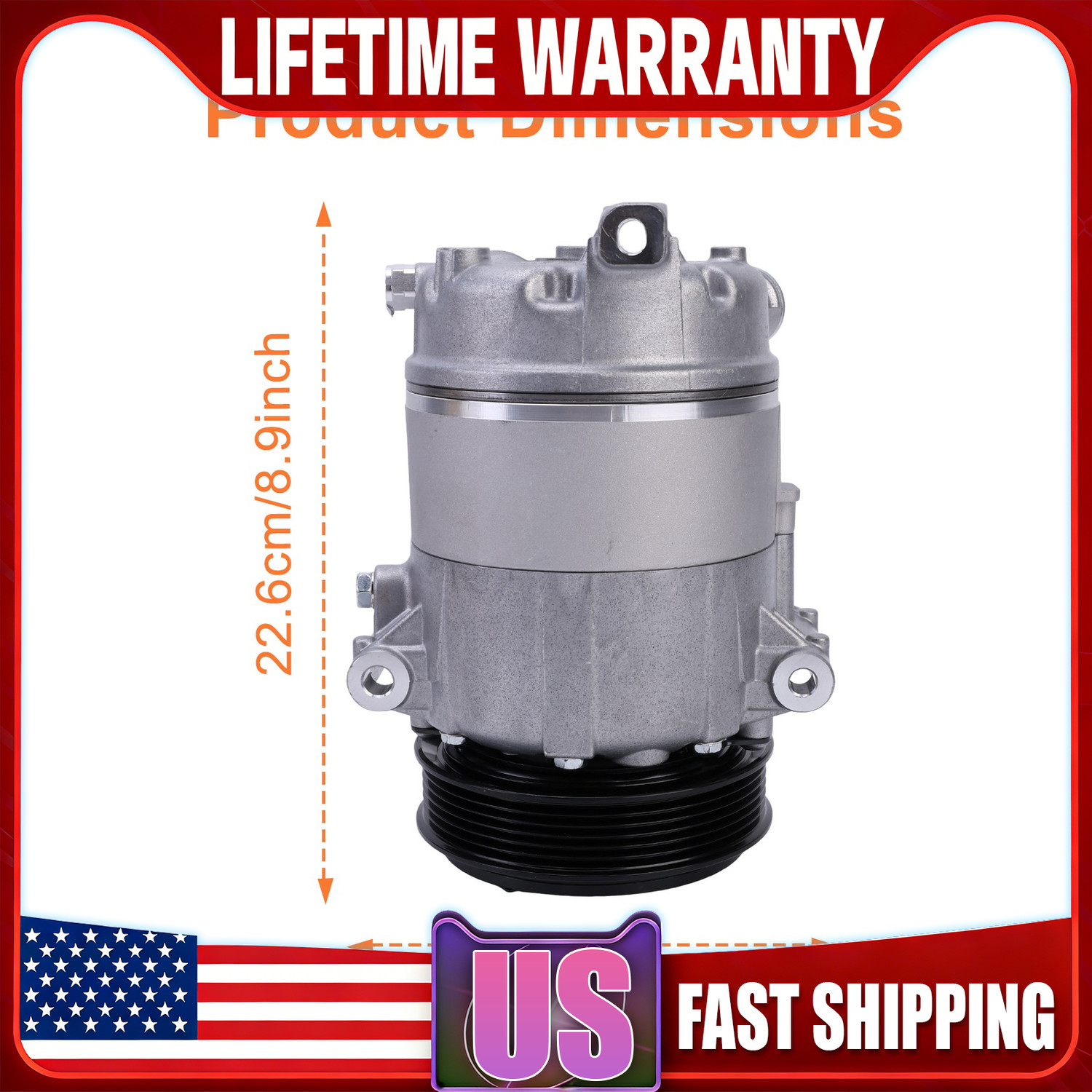 Maserati Quattroporte Compressor with bracket P/N 000954108