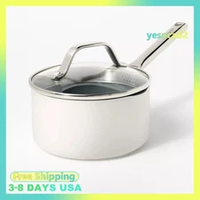 1.5qt Nonstick Ceramic Coated Aluminum Sauce Pan - Figmint™