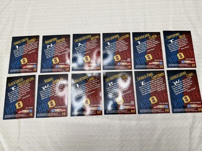 1995 Fleer Skybox DC vs Marvel Holo F/X Limited Edition Insert Card Set of 12