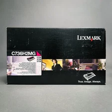 Genuine Lexmark C736H2MG High Yield Magenta Toner Cartridge C736 X736 X738, NEW