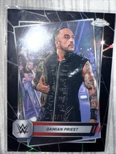 Damien Priest /10 Black Refractor No. 44 WWE Topps chrome 2025