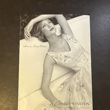 2001 • HARRY WINSTON • Paris New York Original Magazine Print AD • 8 x 11 ADV18