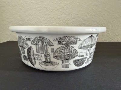 Vintage Arabia Finland Tatti Mushroom Ceramic Bowl Kaj Franck Esteri Tomula 1968
