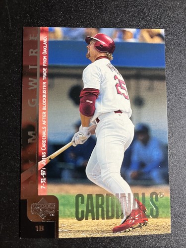 Mark McGwire #205 1998 Upper Deck card