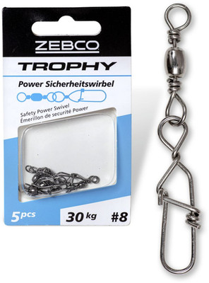 Zebco Gr.: 12 L: 30mm Trophy Power-Sicherheitswirbel 22kg