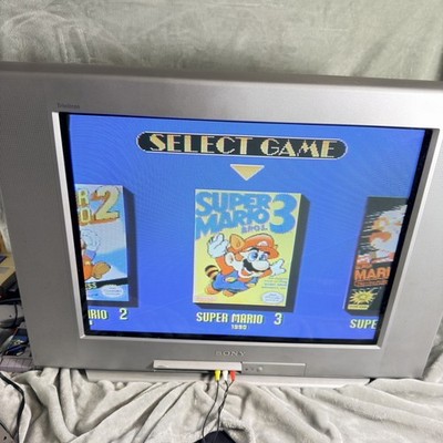 Sony Trinitron CRT TV 27'' KV-27FS100L w Remote Component Input Retro Gaming Wega