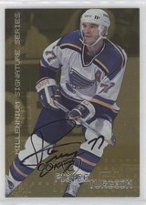 1999-00 ITG Be A Player Millennium Signature Series Gold Pierre Turgeon Auto 4f5