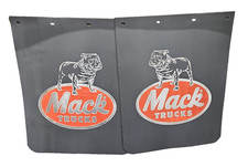 Mack Trucks 24 X 30 X 14 Black Rubber Semi Truck Mud Flaps- Set Of 2