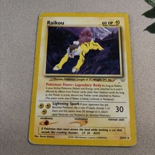 Raikou Rare Unlimited Neo Revelation 22/64 MP on eBay