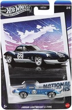 Hot Wheels Silver Series -National Irons 2/5 Jaguar Lightweight E-Type (BBJBY90)