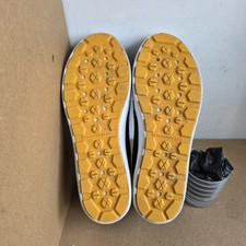 CAT Caterpillar "PROXY" Black Leather Premium Trainers Casual Shoes Mens UK 10