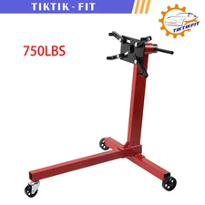 750 LBS Folding Engine Stand Jack Hoist Stand Auto Repair Dolly Mover