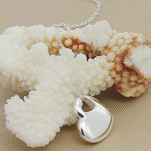 Sterling Silver Heart Pendant Picture Locket Chain Necklace Ladies Valentine - Picture 46 of 60