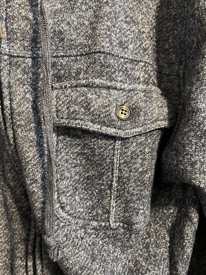 3108. Joseph Aboud Men's Full Zip Blue Hoodie w/Drawstring