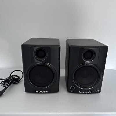 M-Audio Studiophile AV 40 Desktop Studio Monitor Reference Speakers TESTED  