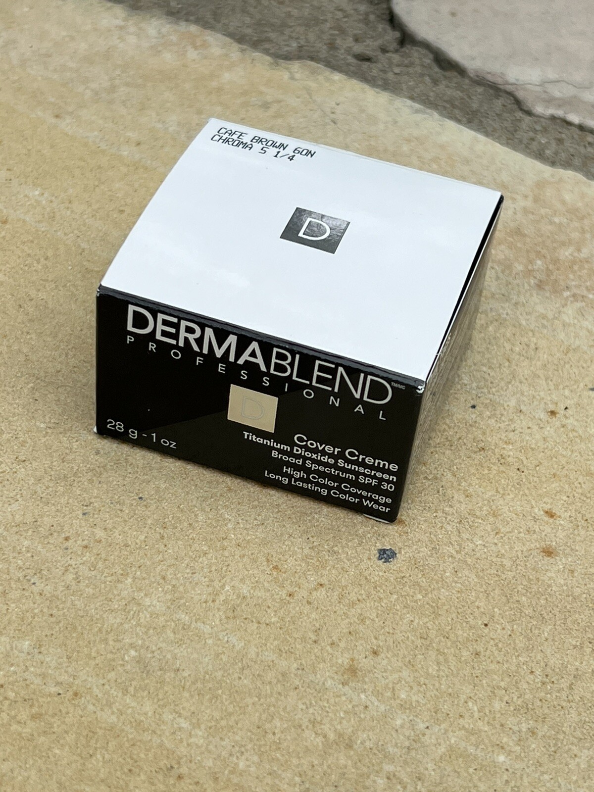 Dermablend Professional Cover Creme SPF 30 1 Oz Cafe Brown 60N Exp 4 Dermablend professional cover creme spf 30 1 oz cafe brown 60n exp 4