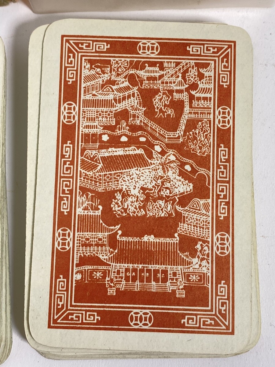 Vintage Hong Lou Meng No 8602 Puke Playing Cards Deck - 54 Graphic