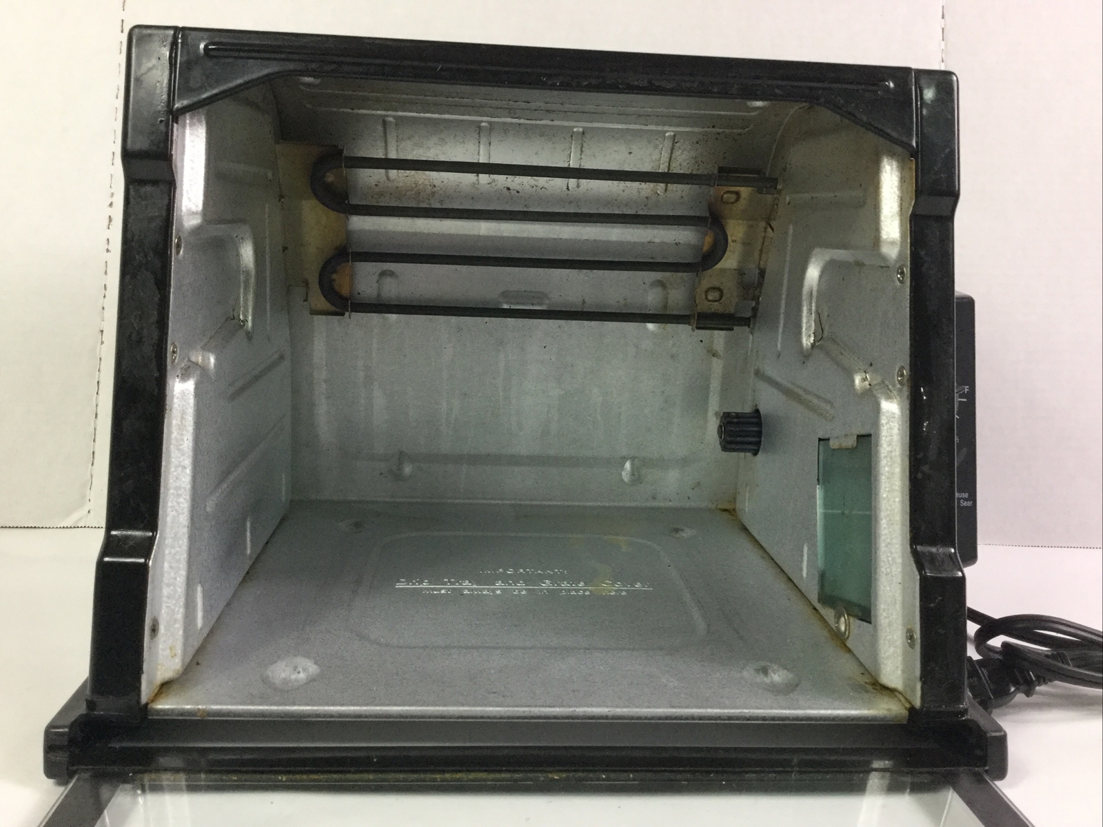 Ronco Compact Showtime Rotisserie Oven Black 3000TB Tested W/ Accessories