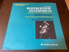 Rostropovic Interpreta~Dvorak Concerto Cello 104~Saint Saens 33~ITALY IMPORT LP