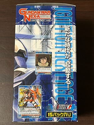 Gundam War Nexa NEX-A IGNITION NEXT AGE Sealed BOX 15 Packs In