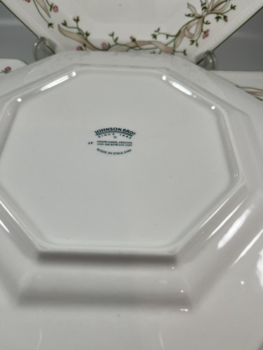Johnson Brothers Eternal Beau Salad Plates 8” X6no. - Picture 3 of 3