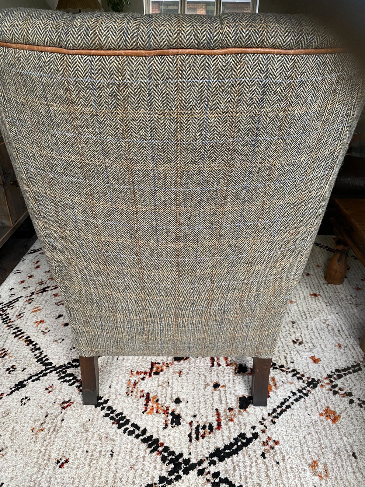 Large Tetrad Harris Tweed Dunmore Chair eBay