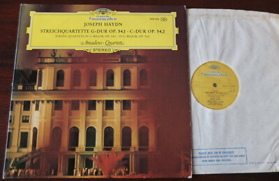 DG 2530 302 HAYDN STRING QUARTETS OP 54 NO's 1/2 LP AMADEUS EX- (1973) ENGLAND