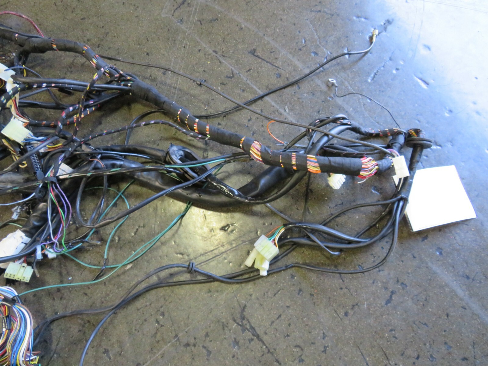 Ferrari 348, Front Dash Body Wire Harness, Used, Damage, P/N 156807