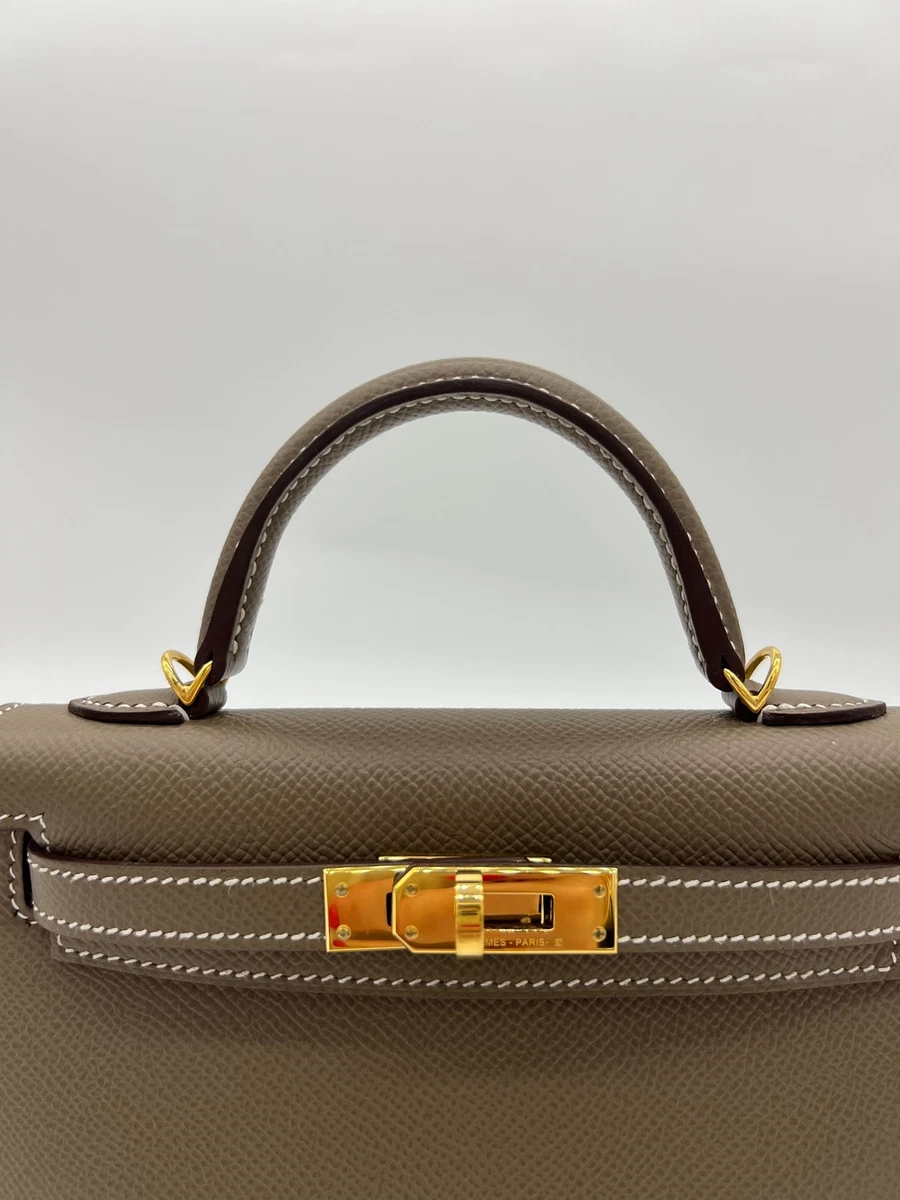 Mini kelly etoupe sale