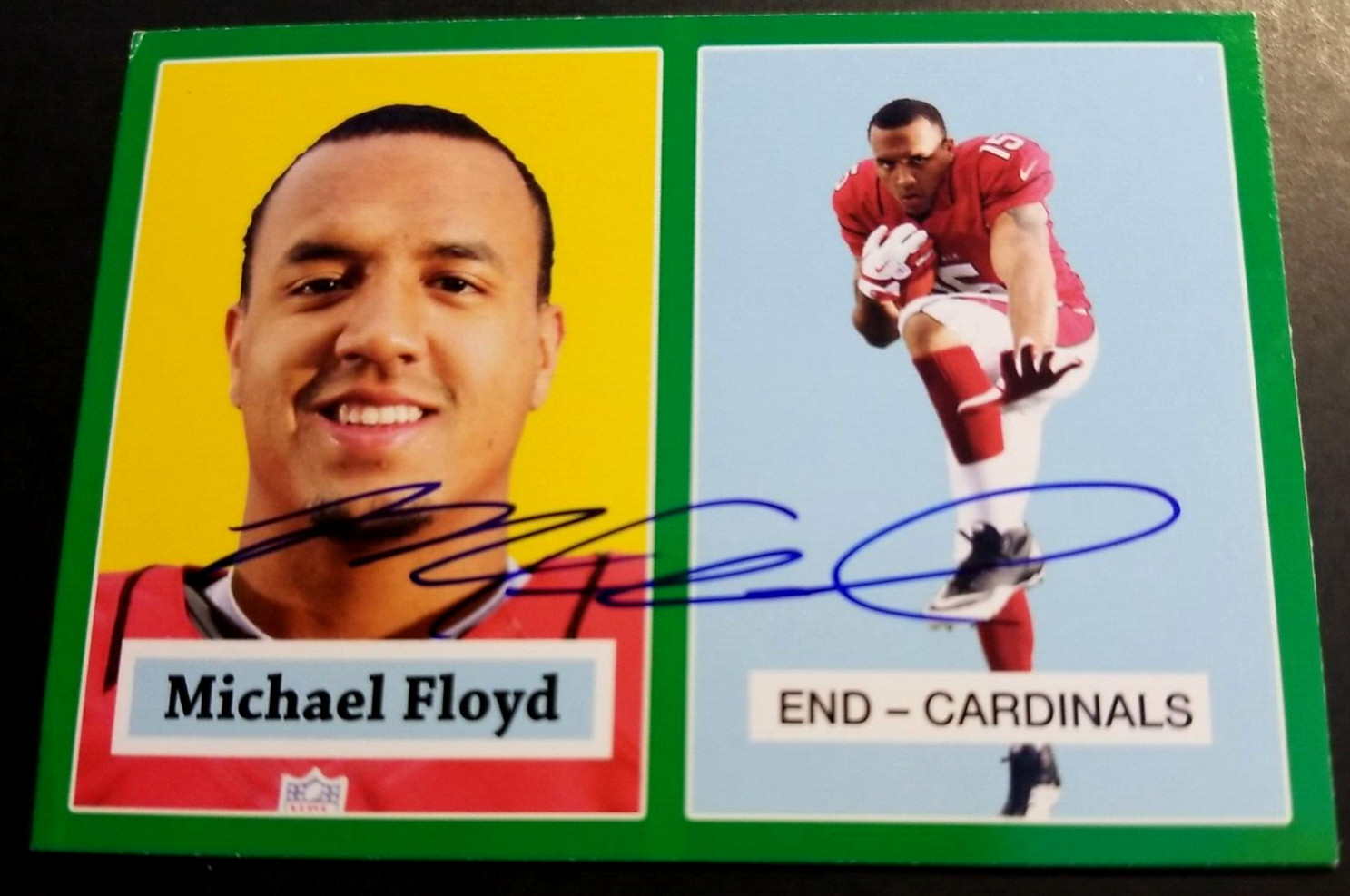 Michael Floyd Topps Chrome 1957 Inserts #14 Autograph-Refractor