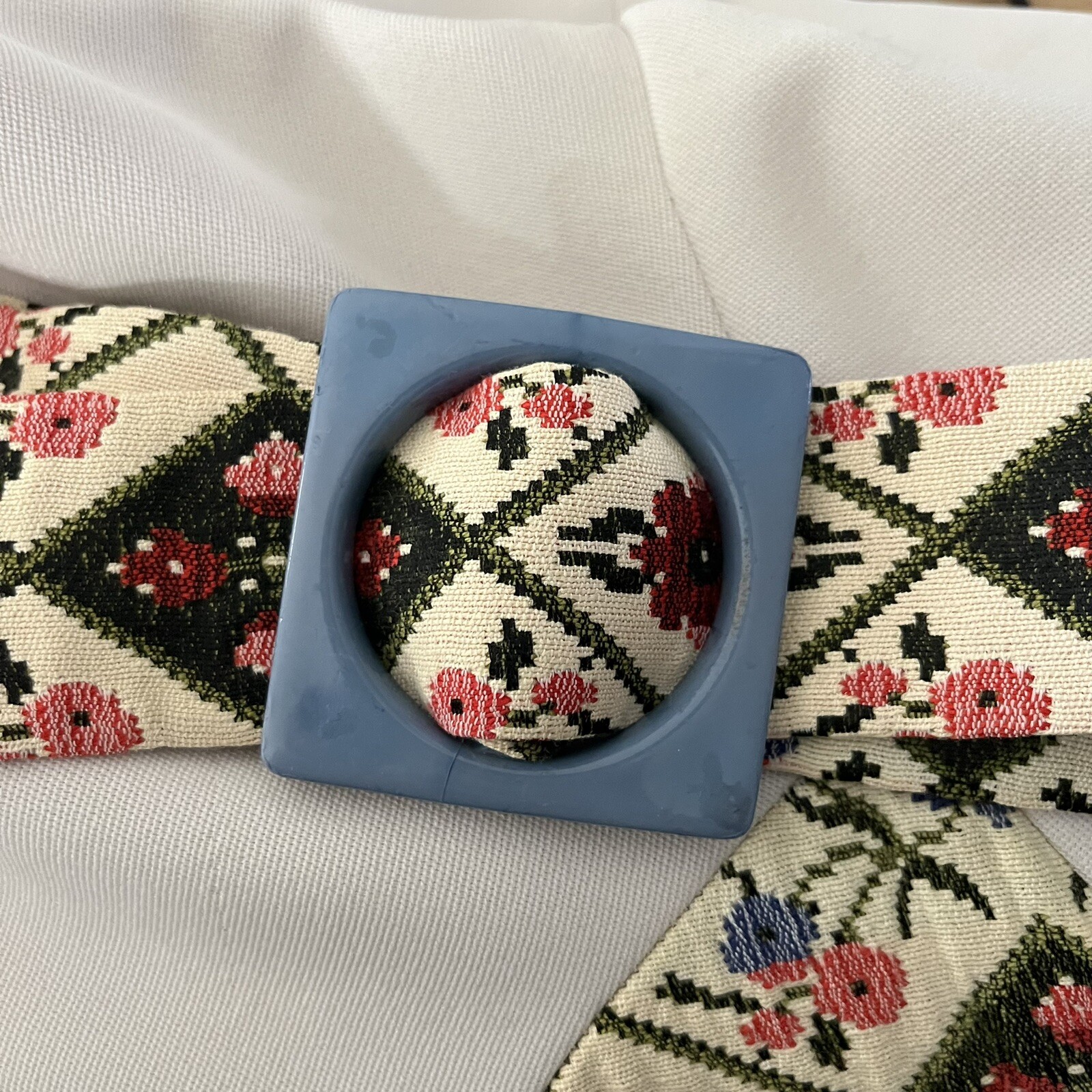 Vintage Julie Miller Polyester Patchwork Floral B… - image 9