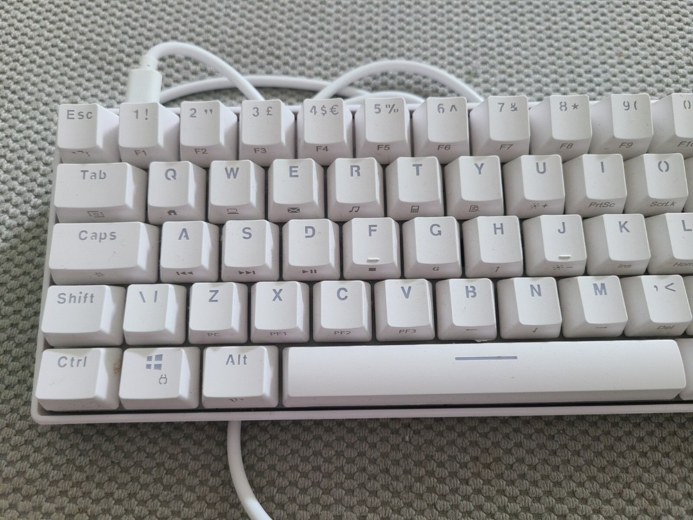 62-Key RGB Gaming Keyboard with LED Backlight, Compact Design for Gamers