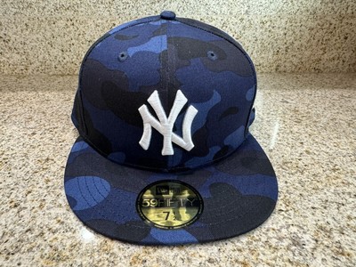 A Bathing Ape Bape X New Era Mlb Hat New York Yankees Blue Camo 7