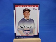 USA Baseball 2017 14U Signatures Autograph AUTO Nate Wohlgemuth 46 065/399