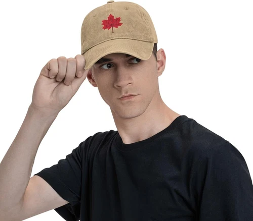 Customized Canadian Maple Leaf Baseball Cap Dad Hat Trucker Hat Adjustable Unise - Bild 6 von 24