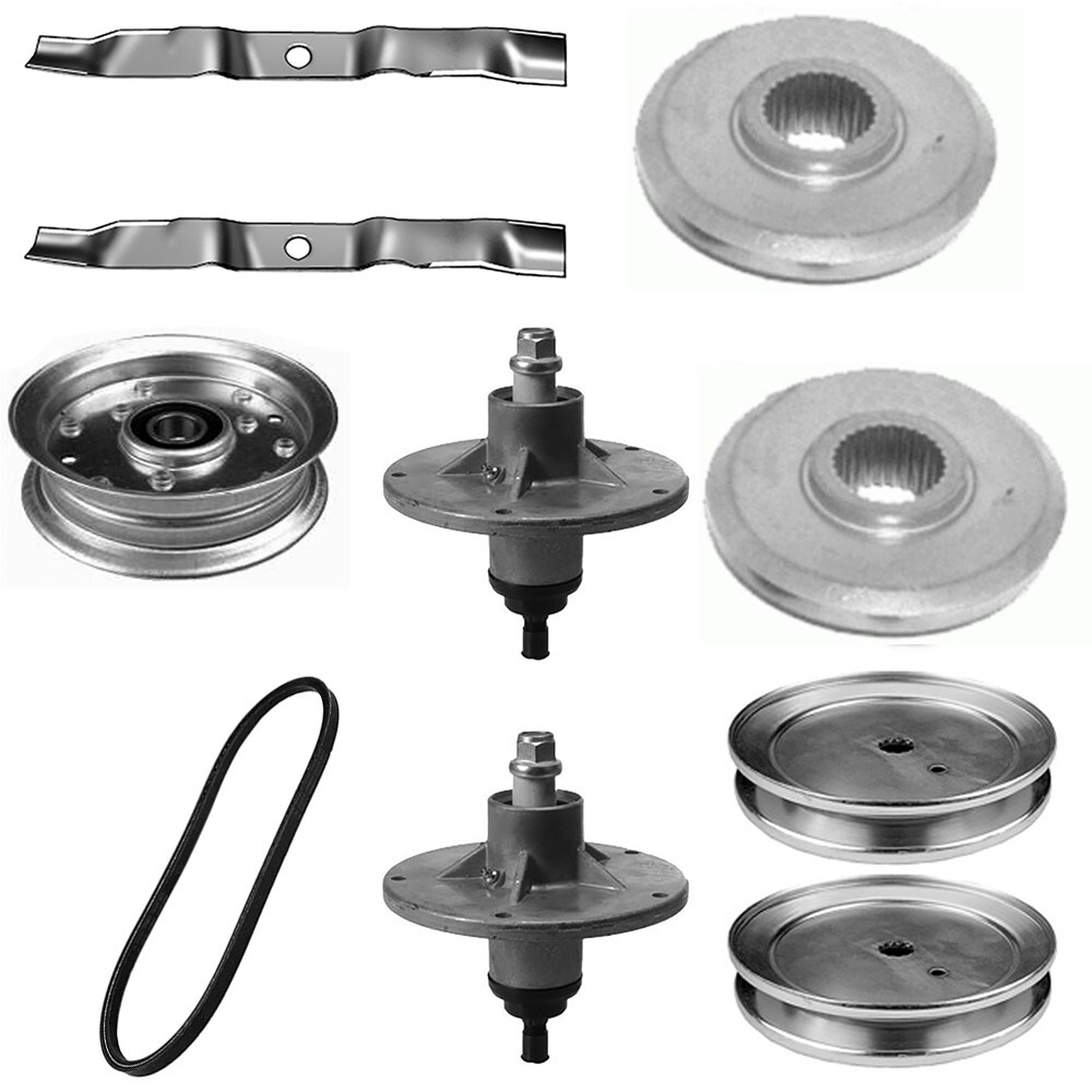 42-Inch Murray Riding Mower Deck Rebuild Kit with Blades Belt Pulleys Spindles