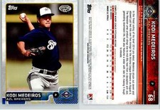 Kodi Medeiros 2015 Topps Pro Debut #68 AZL Brewers