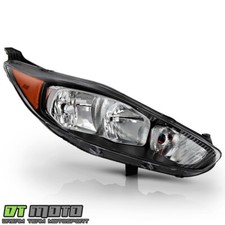 2014-2018 Ford Fiesta S SE ST Black Trim Headlight Replacement RH Passenger Side