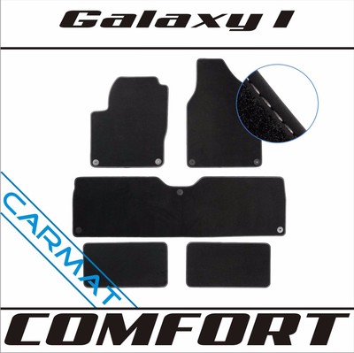 Fussmatten für Ford Galaxy I 7-Sitzer Bj. 1995-2006 Autoteppiche COMFORT