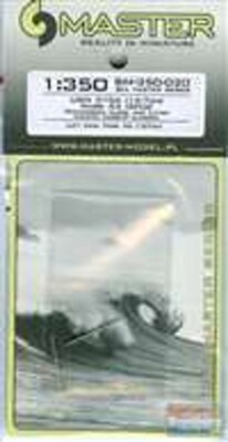 TWO PACK 1:350 Master USN 5in/54 (12.7 cm) Mark 45 Barrels (4pcs)  SM350020 