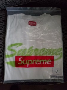 supreme script tee