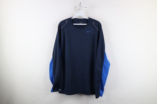 Vintage Nike Sphere Dry Herren XL Travis Scott Mini Swoosh Knit Langarm T-Shirt