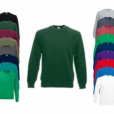 SWEATSHIRT MIT RAGLANÄRMEL - S M L XL XXL 3X...