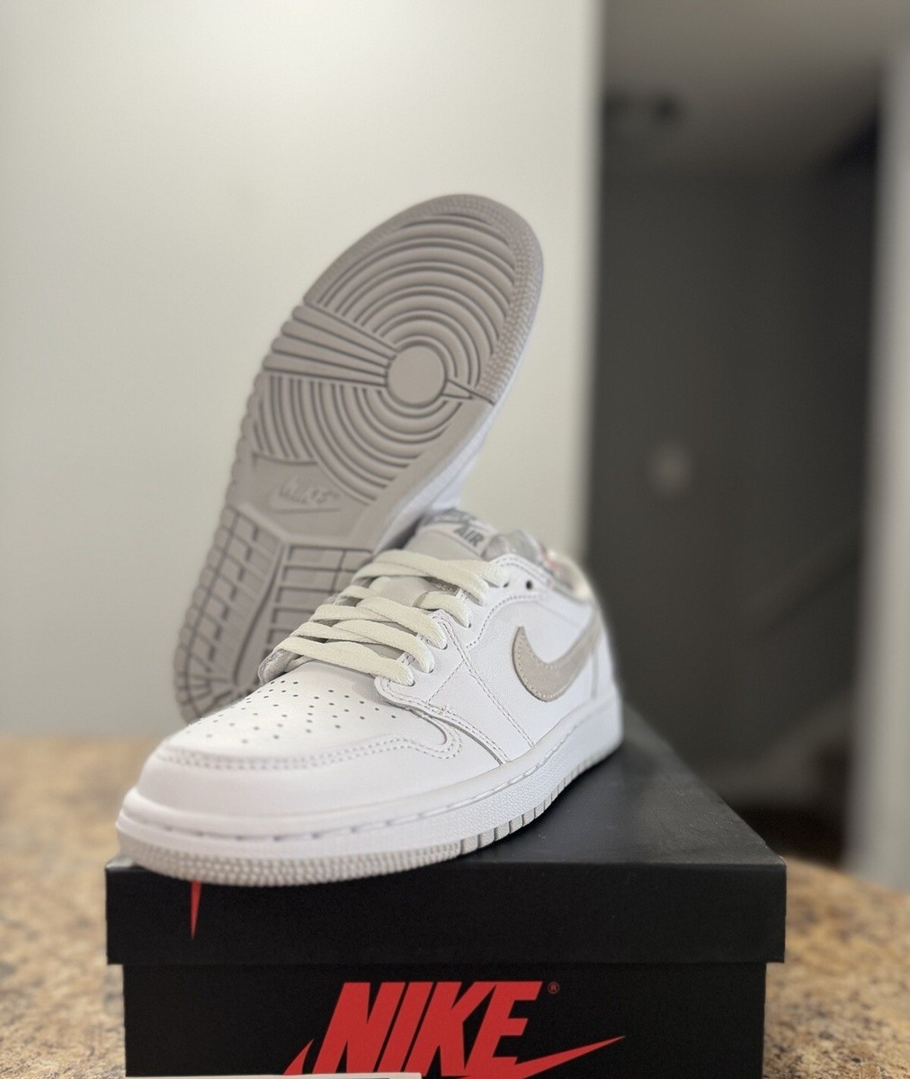 Jordan 1 Low OG Neutral Gray (GS) CZ0858-100 Size 7Y/8.5W