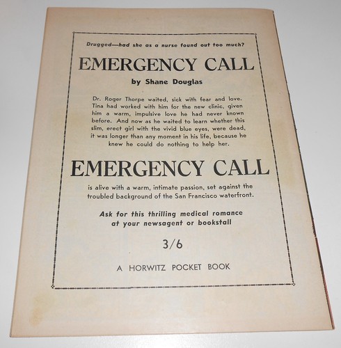 THE UNMASKED HEART no.1 Horwitz Romance 1957 NURSE HELEN GRANT super-rare AUS ED - Picture 8 of 9