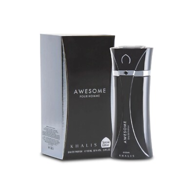 Awesome Pour Homme EDP Perfume 100 ML By Khalis: Amazing Super Rich Fragrance 