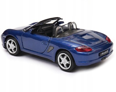 WELLY DieCast 1:34 PORSCHE BOXSTER S BLUE / NAVY New Model Car