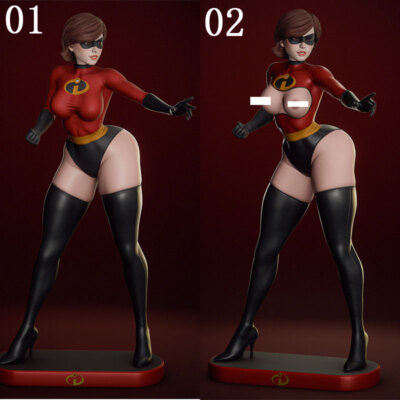 Helen Elastigirl 1/8 1/6 1/4 3D print figure Model Kit Unpainted  Unassembled GK | eBay