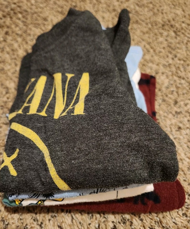 💥 Toddler Boys Clothes Size 4T 5T Tshirts Fleece Pullover Nirvana Old