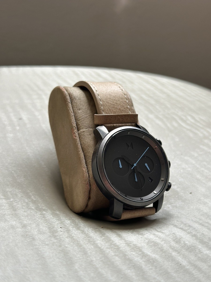 【日本未入荷・新品】MVMT クロノガンメタルサンドストーンレザー MVMT 5ATM B17 316L Gunmetal Sandstone Chrono watch | eBay